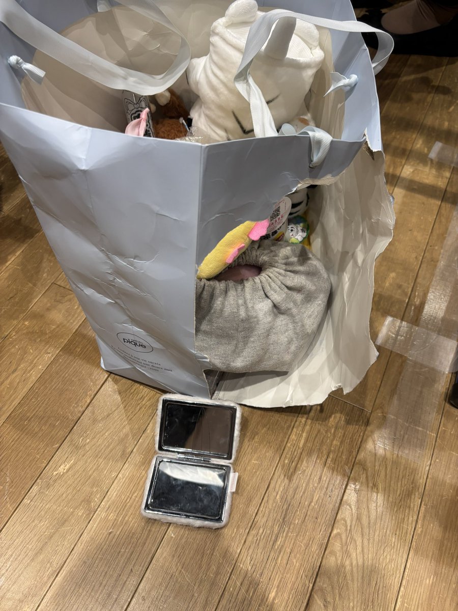 sonataaaaluv2's tweet photo. これ踏んずけて飛んでたせいで帰り地獄
お気に入りの鏡とお土産のボンボン飴割れた
でもかれんにおめでとう言えてよかった-  ̫- https://t.co/i2p8bYSy6q