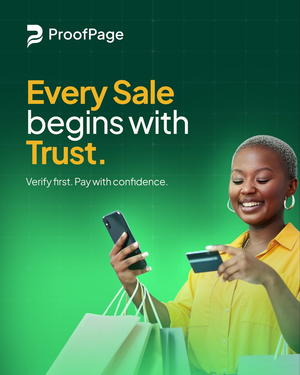 useproofpage's tweet photo. You found the vendor. You love the product. You have your card out, but that tiny voice says: “verify first”

ProofPage removes the guesswork. 
So you can buy, sell, and do business without fear.

Build your page today: https://t.co/k1wvXAH9qX https://t.co/fmN9cPsxte