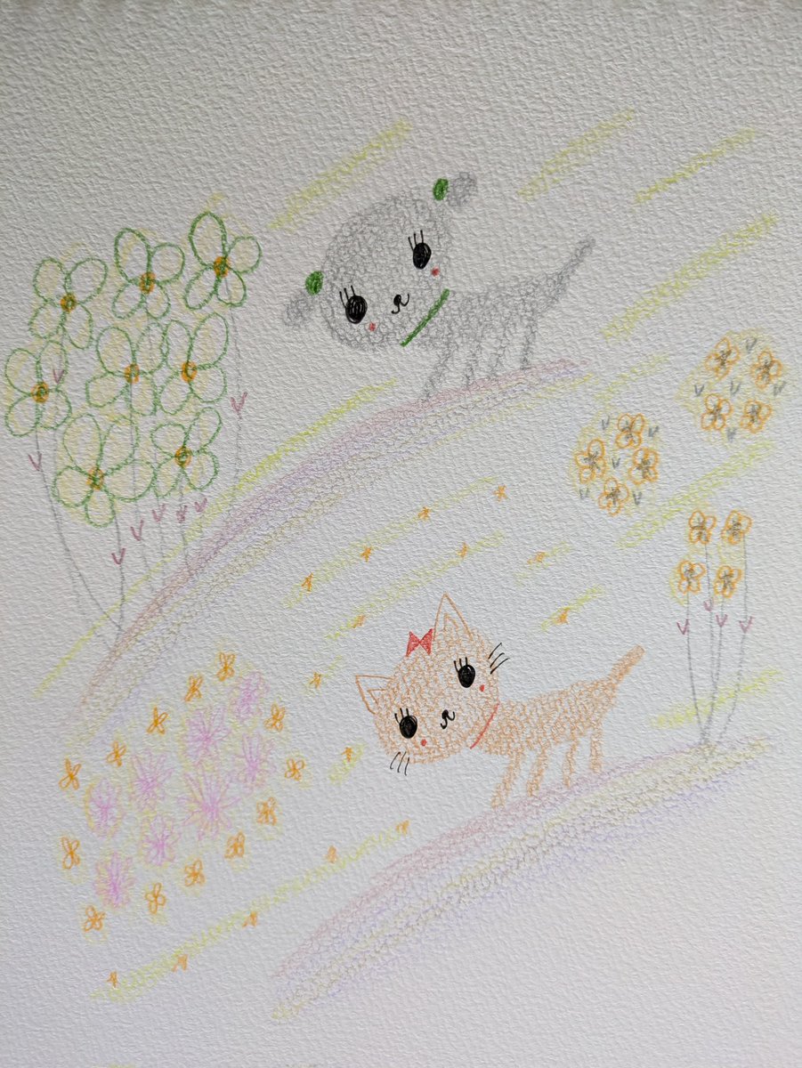 ikumiy5's tweet photo. #イラスト　#Illust　#トイプードル　#摂食障害　#不安　#孤独　#トラウマ
#ねこ　#花 https://t.co/FZMVZUgrk5