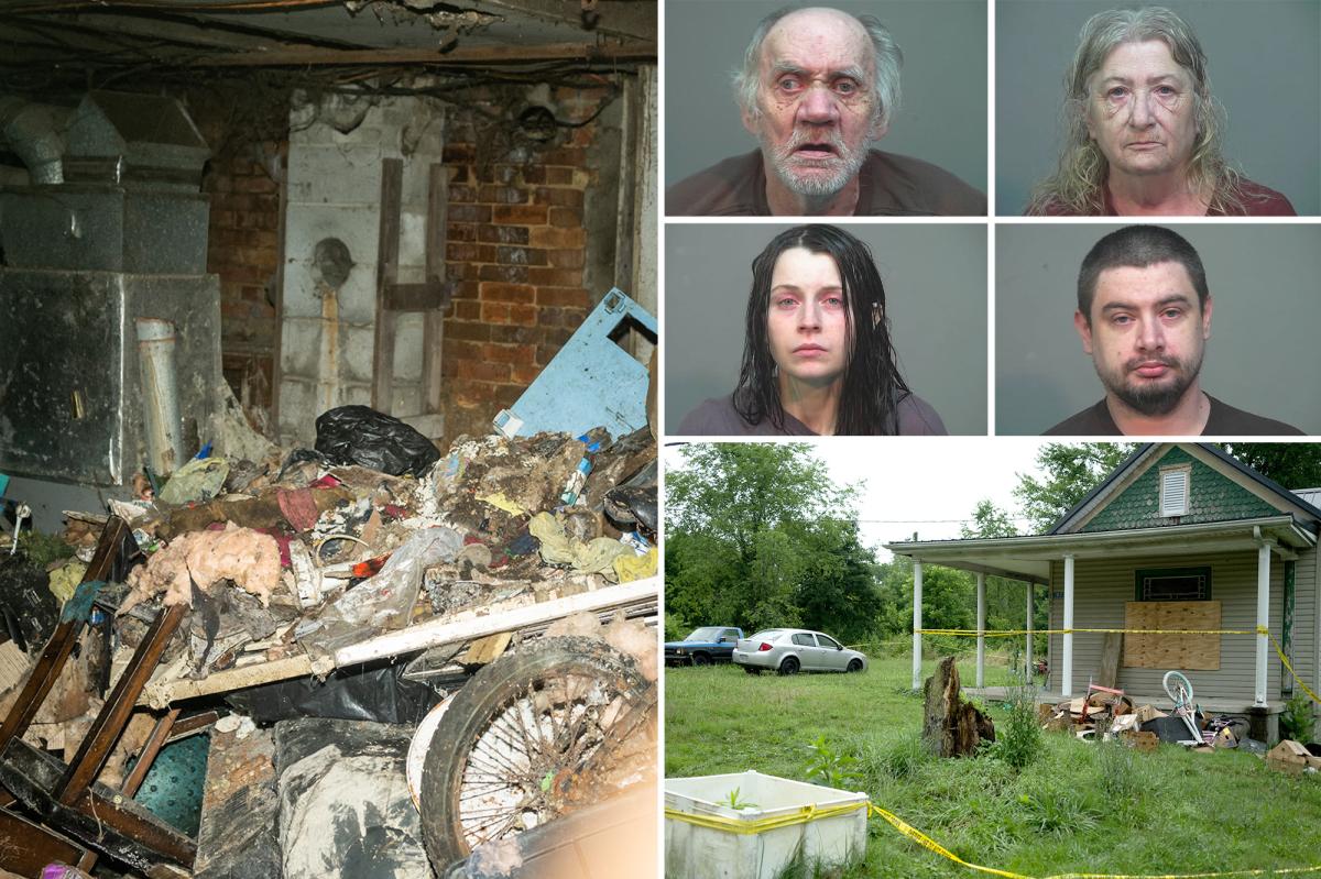 nypost's tweet photo. Inside the Ohio house of horrors where 16 'feral' kids were rescued - stomach-churning pics reveal filthy, inhumane conditions https://t.co/OvwrJKQDTw https://t.co/r5TnDXClPs