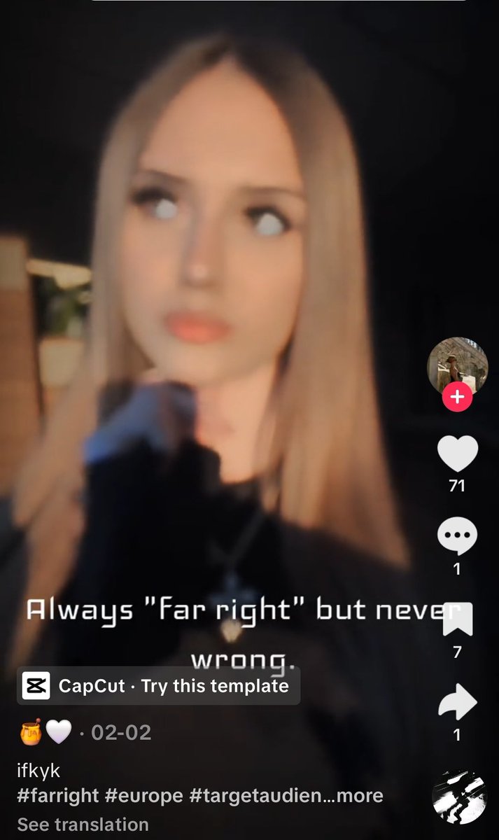 Ashleyysins's tweet photo. Do you realize what's coming? This girl also claims to be far right. White girls are becoming so radically pro-Black that everyone will be forced to accept BNWO. Situation will get really violent for white race😨✊🏿♠️ https://t.co/Q1GkMbaFZ2