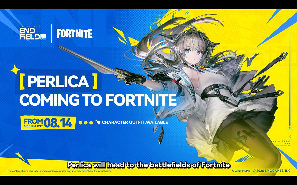 AK_CN_Shitpost's tweet photo. Endfield x Fortnite collab confirmed https://t.co/ZcvECjIjIH