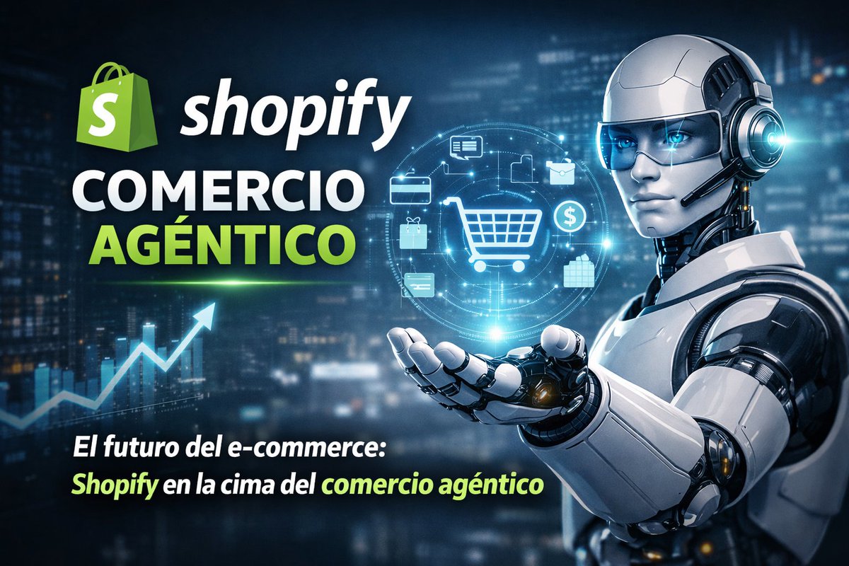 lloordy3's tweet photo. Stifel considera que el comercio agéntico será el próximo gran motor de crecimiento en e‑commerce, y que Shopify está en una posición privilegiada para liderar ese cambio. https://t.co/G1YaWJci0X