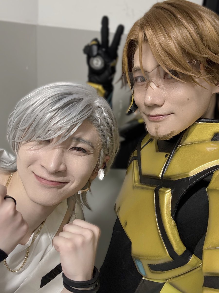 jurigig's tweet photo. #エリステ　ND
本日も応援ありがとうございました！
残り2日4公演。頑張ります！！
ゆーたと！蛇のポーズ頑張って覚えます！ https://t.co/03E8LPoLy5