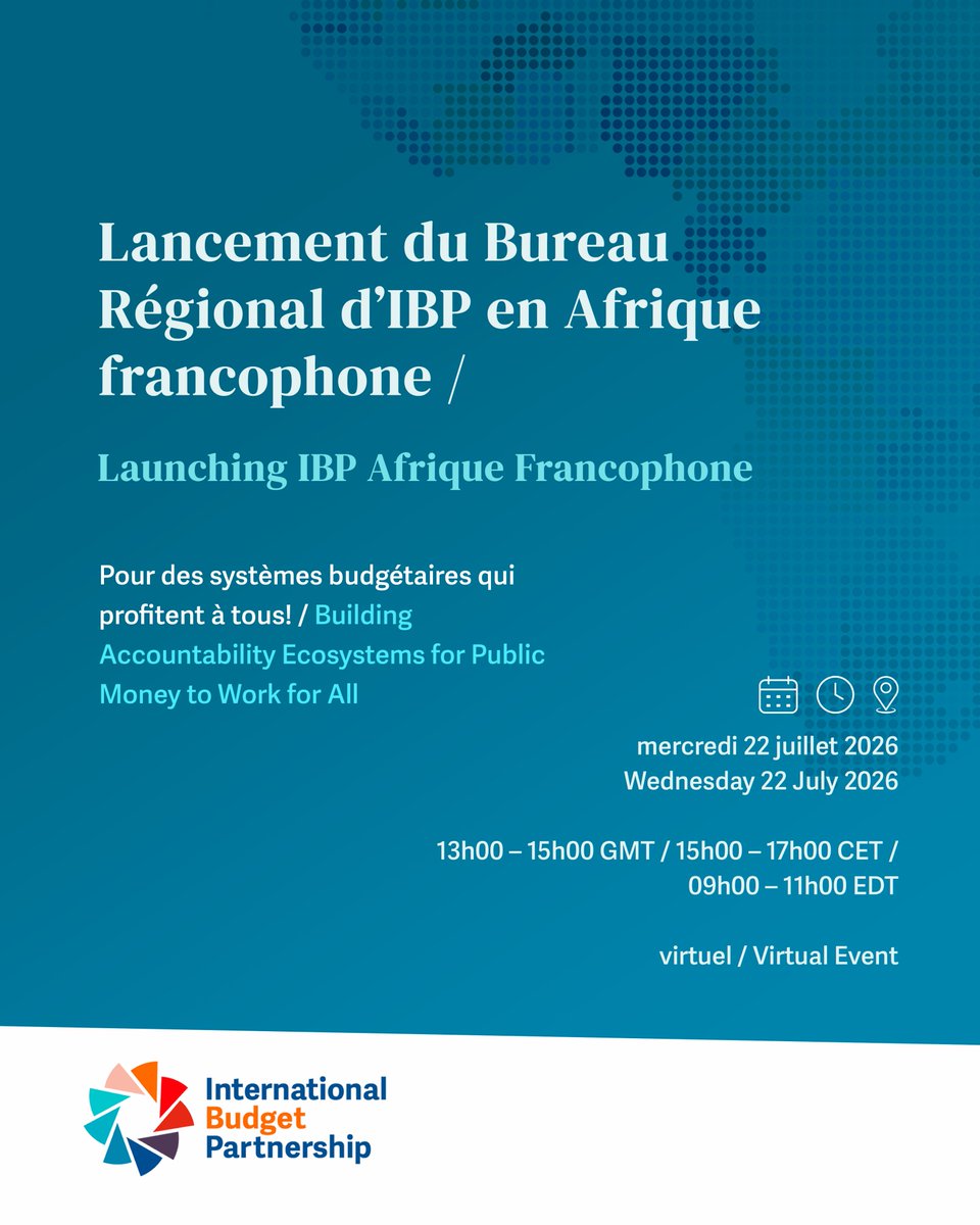 International Budget Partnership tweet media