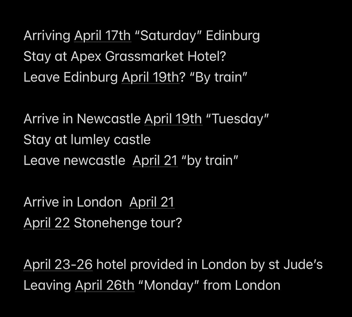 Always_At_Work1's tweet photo. Working with a travel agent for my London marathon trip. Gonna go all out on this one. https://t.co/oE8lzIiufT