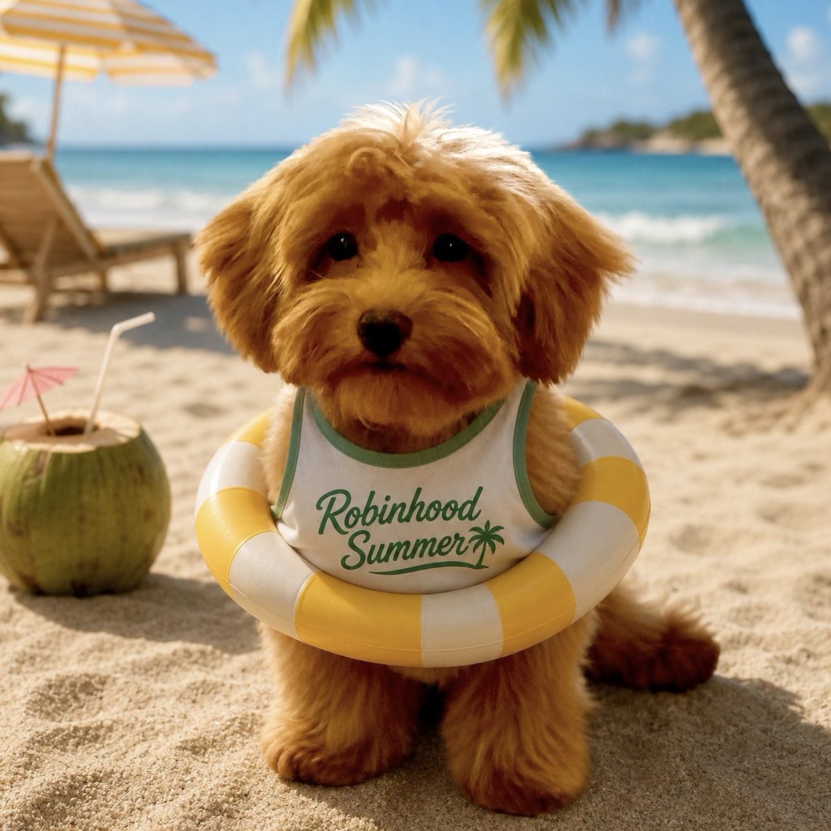 poochmeme's tweet photo. robinhood summer 🌞 https://t.co/KeXWbBwBot
