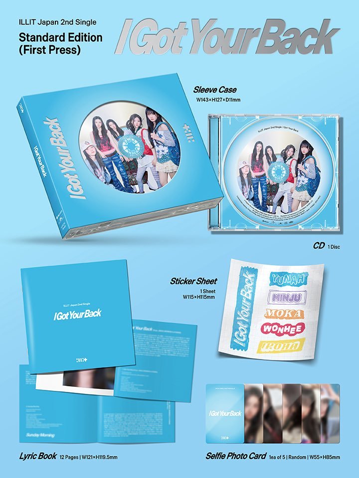 thebaseillit_'s tweet photo. ILLIT “I Got Your Back” album inclusions, this is so pretty 😭 https://t.co/mBZzs8adu0