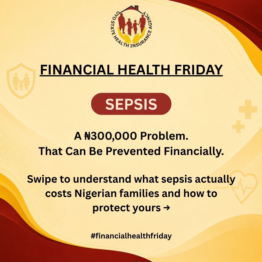 Oyshia_oy's tweet photo. Sepsis treatment in Nigeria can cost ₦300,000 or more. 

Most families have no plan when it hits. OYSHIA does. 

Swipe to see the real numbers and how to protect your family before it becomes a crisis. 

Send a DM to Enroll today or call 07000000697

#FinancialHealthFriday https://t.co/AosWO4FSpO