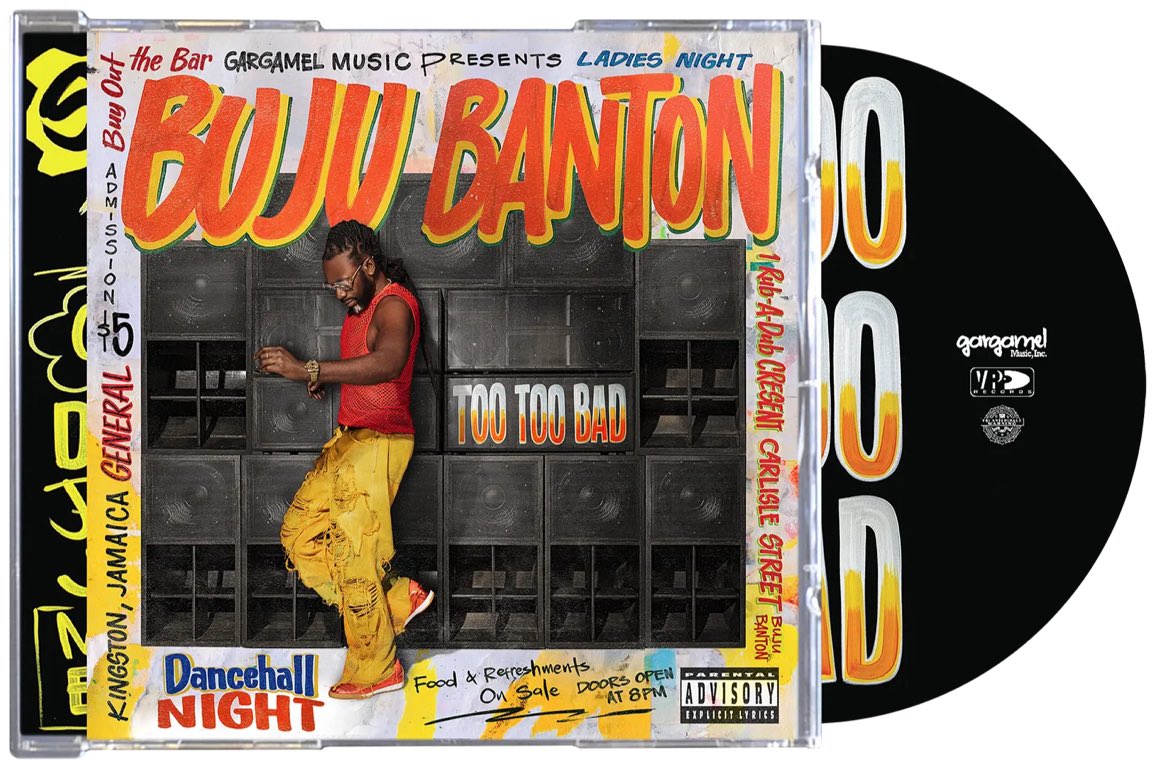 ご予約受付中♬】 BUJU BANTON / TOO TOO BAD レゲエ/ダンスホール界の