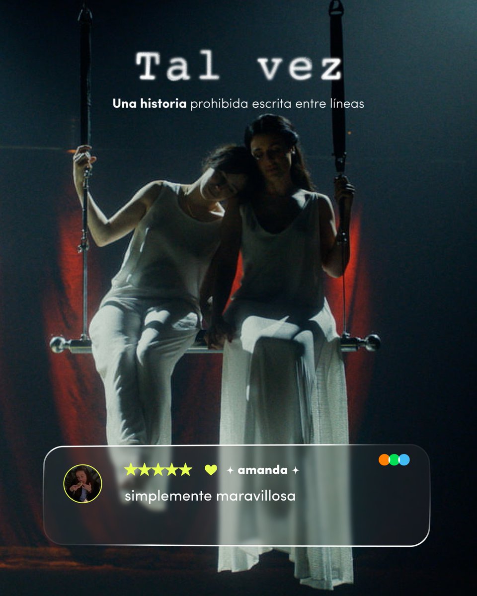 DeepComRoots's tweet photo. 💕#TalVezPelícula ya está en cines… y esto es lo que dice quien ya la ha visto en @letterboxd. 🧡💚💙

Qué maravilla recibirla así, con tanto cariño. ¡Nos vemos en las salas!

🎬 ¡Puedes buscar tu cine más cercano en nuestro perfil! https://t.co/7uwQgta2cp