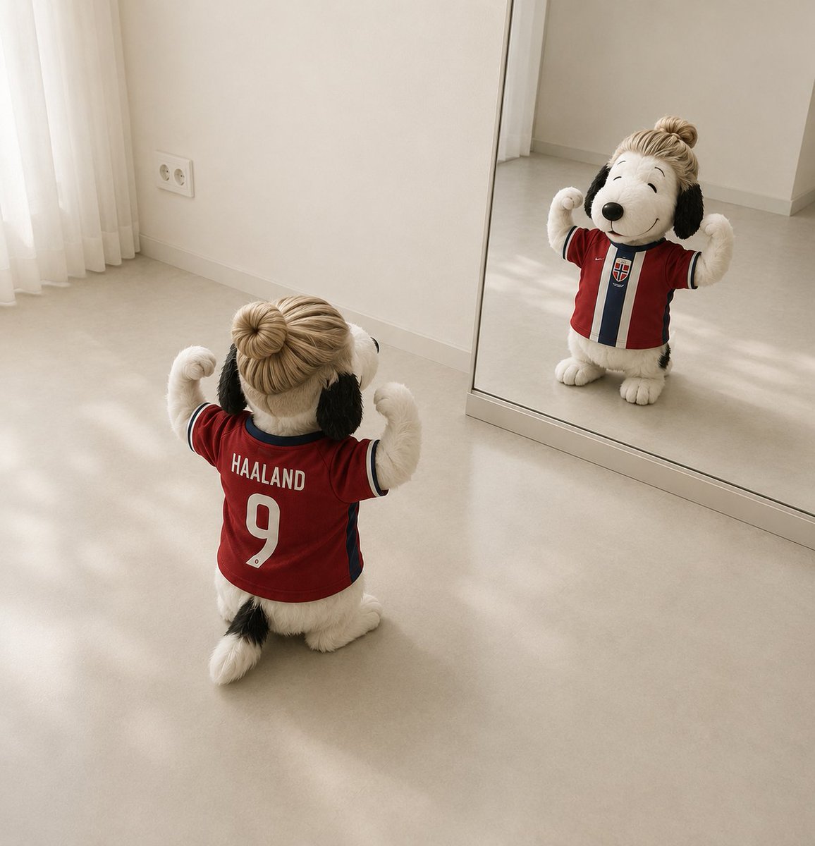 SnoopyVibep4's tweet photo. SNOOPYLAND 🐾
#Snoopy
#ErlingHaaland https://t.co/JdZr99vGjt