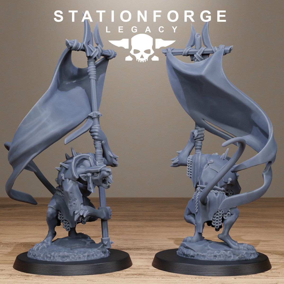 station_forge's tweet photo. The swarm awakens! 🐀
Moving in coordinated chaos, the Rotfang Melee Infantry rely on  speed and sheer numbers to drag down the armored elite.
#miniature #stl #rotfang #3d #wargaming https://t.co/je3Pwlz6gk