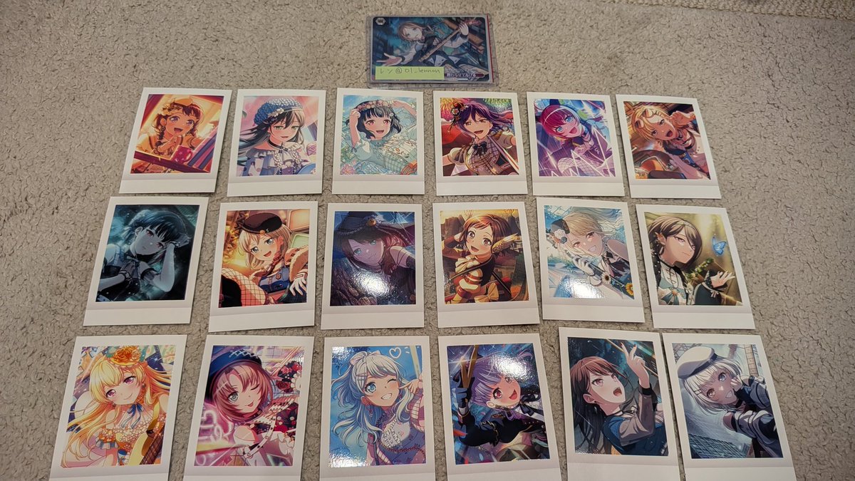 01_lennon's tweet photo. 【交換】バンドリ BanG Dream! ガールズバンドパーティー！ガルパ ぱしゃこれ 

譲)画像のもの

求)リサ,そよ＞友希那,愛音,彩,ましろ,燐子

箔押し同士、通常同士の交換になります。

郵送交換になります。
検索からもお気軽にお声かけください。 https://t.co/Tu7LeBcLIo