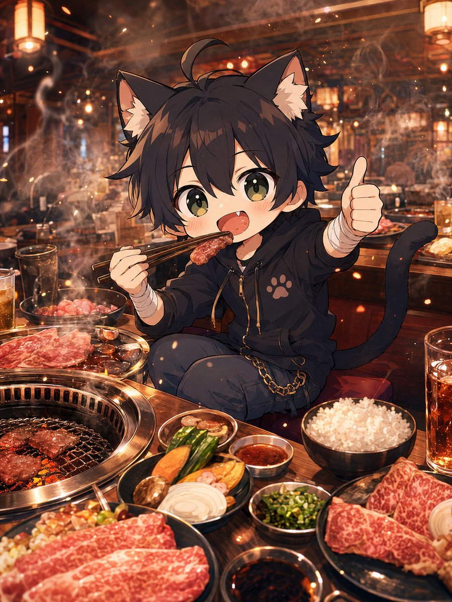 mksb911's tweet photo. 金曜日、一週間お疲れ様！

めでたいことがあったので今日は焼肉行きました！🥩😋

うまい！︎︎👍🏻︎︎ https://t.co/RXonkmlhEe