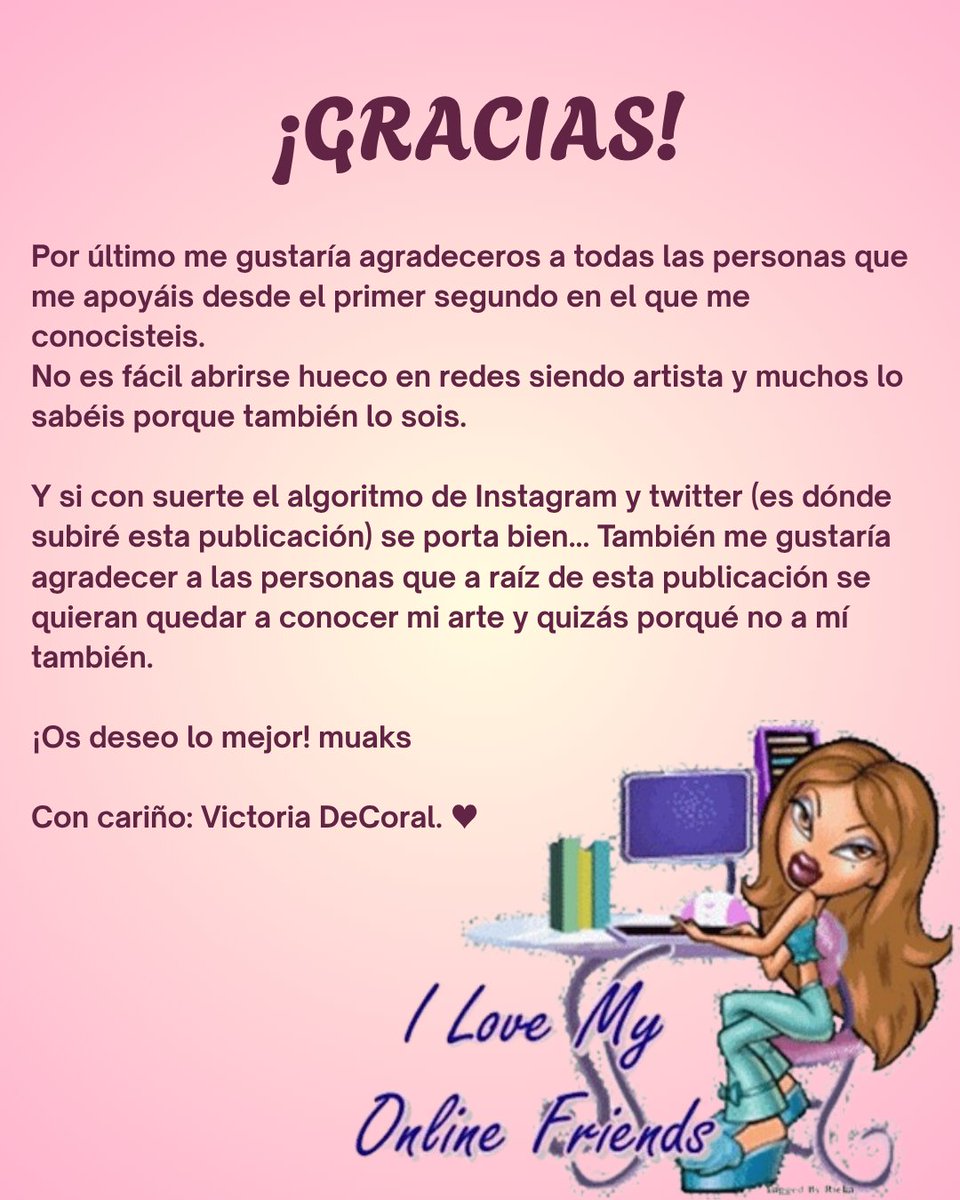 victoriadecoral's tweet photo. ✨️ Buenas✨️ he hecho este post para que sepáis las cositas que hago por estos lares de internet y sobre todo para darme a conocer un poco tambien por twitter 🧚‍♀️ https://t.co/ULuVQUmuYe