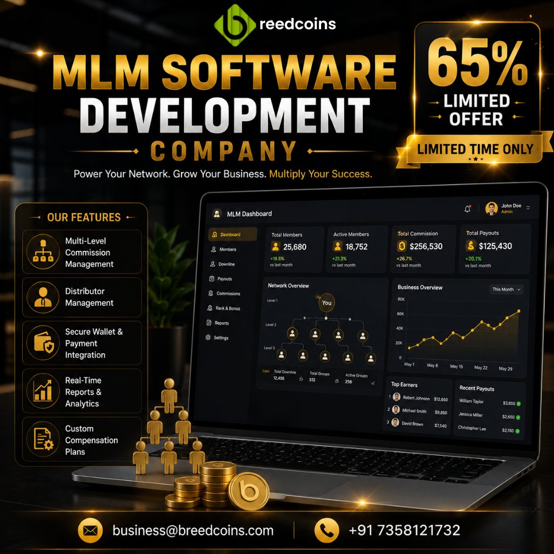 breedcoins's tweet photo. Streamline your direct selling business with a trusted MLM Software Development Company.
Launch your MLM software with up to 65%
Connect with our experts today: https://t.co/qL2zHY8s6N
#mlmsoftwaredevelopment #networkmarketing #directsellingsoftware #usa #uk #canada https://t.co/aePi0QusRn