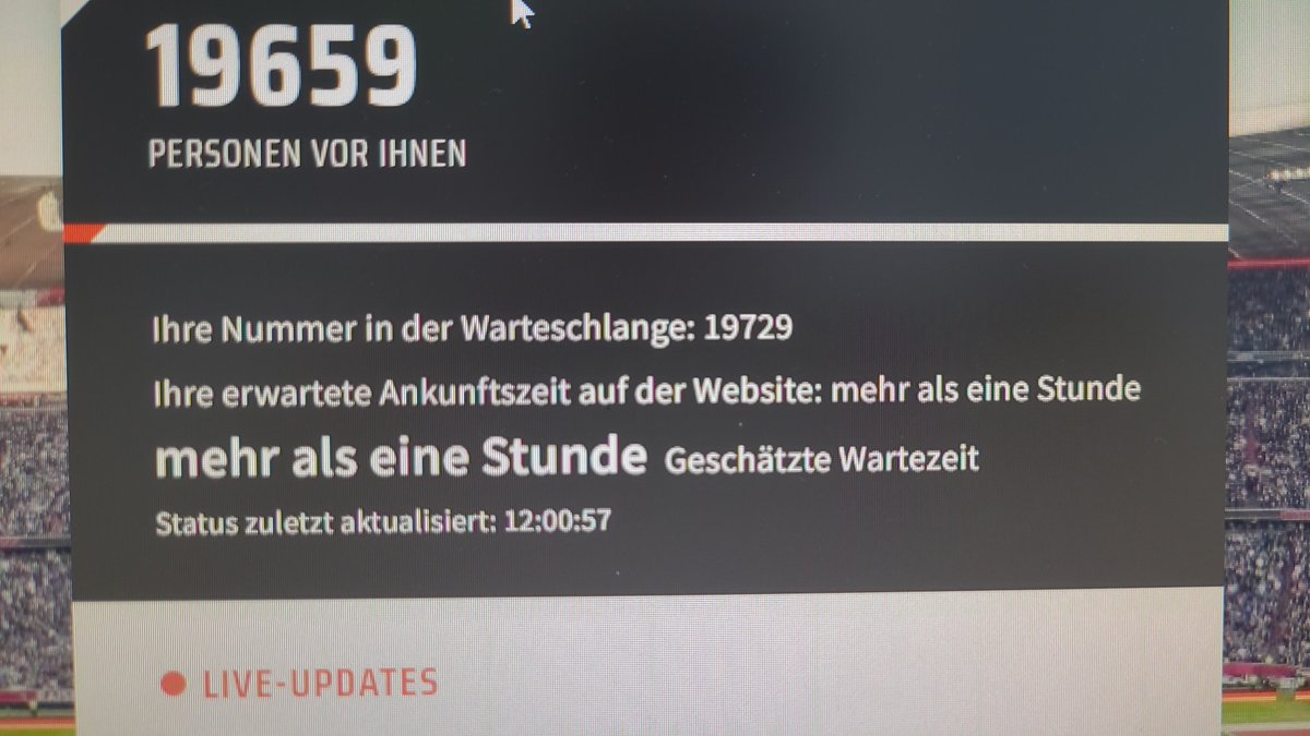 SfMasterchief's tweet photo. @RNBWCV Tickets waren nich verfügbar, lediglich mehr als 1 war nicht auswählbar. Schade das es nur 1 ticket geworden ist 👍🏼 https://t.co/toZ3KETCiK