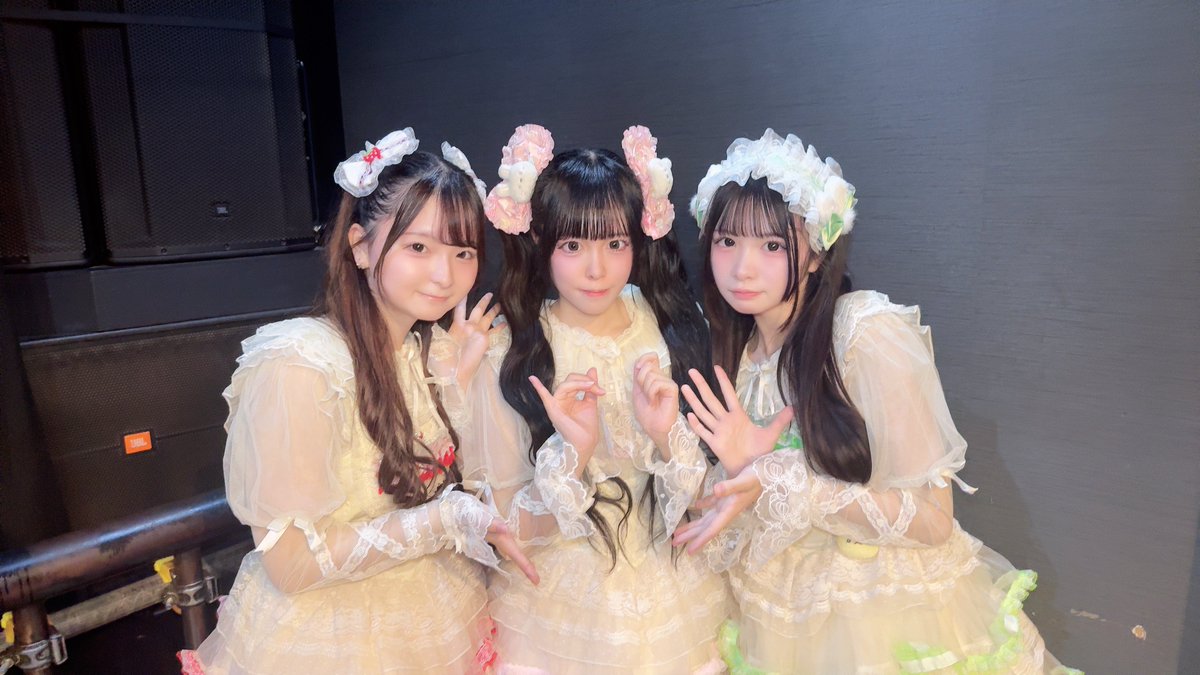 本日はMELTYTIMEありがとうございました❣️ 初の衣装交換！ぴんく