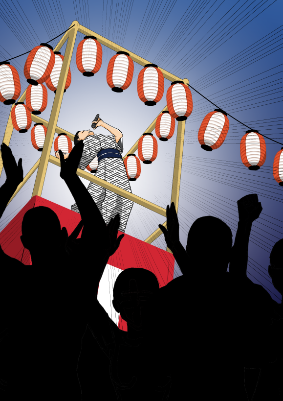 BtnkPlan's tweet photo. 急にカラオケ大会のチラシ作成を頼まれて休日を潰して描いた。 https://t.co/YdvY8z8XlA