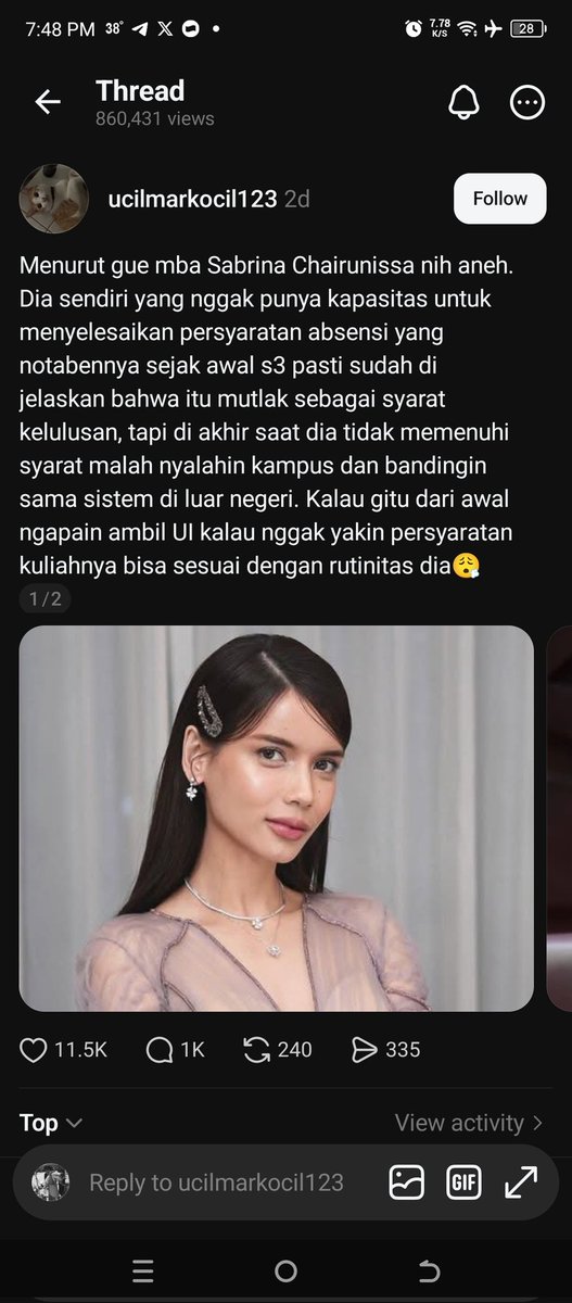 amekunoichi's tweet photo. @liogtttscrp menurut gw akun cenblue kaya lu sampah modal kopas https://t.co/kVlGDS79Gg
