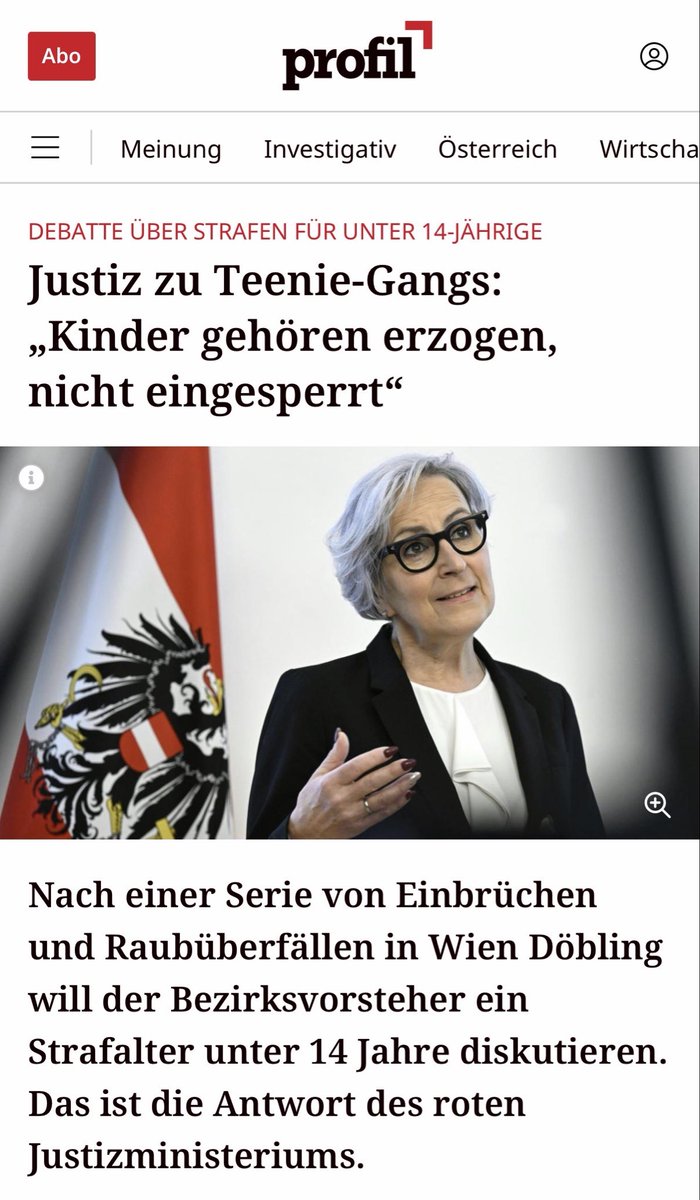 SaveAustriaNow's tweet photo. Das sind also die, die laut Justizministerin Sporrer (SPÖ) „erzogen statt eingesperrt“ gehören…

Was Frau Sporrer vergisst:
Vor einer graduellen Entwicklung kann man nur eine Zeit lang wegziehen.

Irgendwann erreicht sie den letzten Nobelbezirk und das letzte Bergdorf.