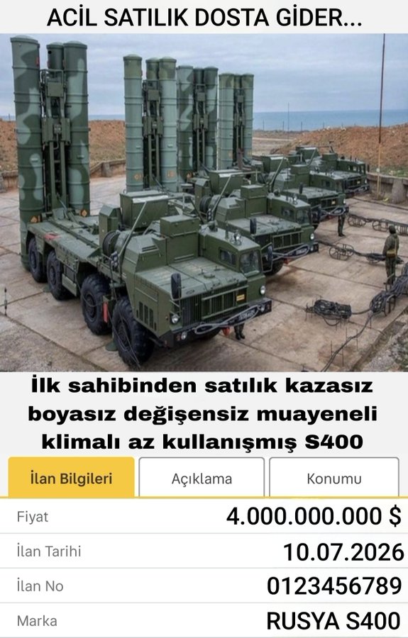 Eyuqsabribey's tweet photo. CeHaPe'nin İsmet İnönü döneminde aldığı S-400'ler yıllarca ülkenin sırtında kambur oldu.

Reis yine 27 boyutlu satranç oynadı; kimsenin aklına gelmeyeni yapıp o yükü de paraya çevirdi.

Sırada, Abdülhamid döneminde imzaları atılan, üretici ortağı olduğumuz F-35'lerin satışı için ABD'ye yapılacak 78 boyutlu satranç hamlesinde.