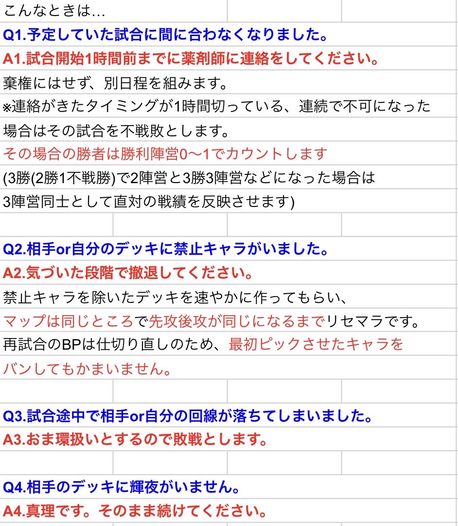 oushipharmacist's tweet photo. 第2回陣営大会のもろもろ
参加される方はご確認よろしくお願いします！ https://t.co/TXfyBsf41y