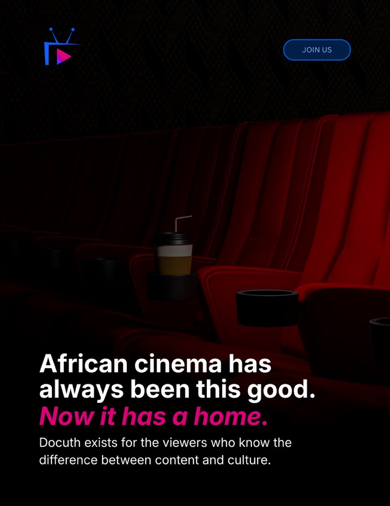 DocuthTV's tweet photo. Good Nigerian cinema has always existed, it just needed a proper home. that’s Docuth. 

Link in bio if you want to see what we mean. 🔗 https://t.co/cACJnC9GWH