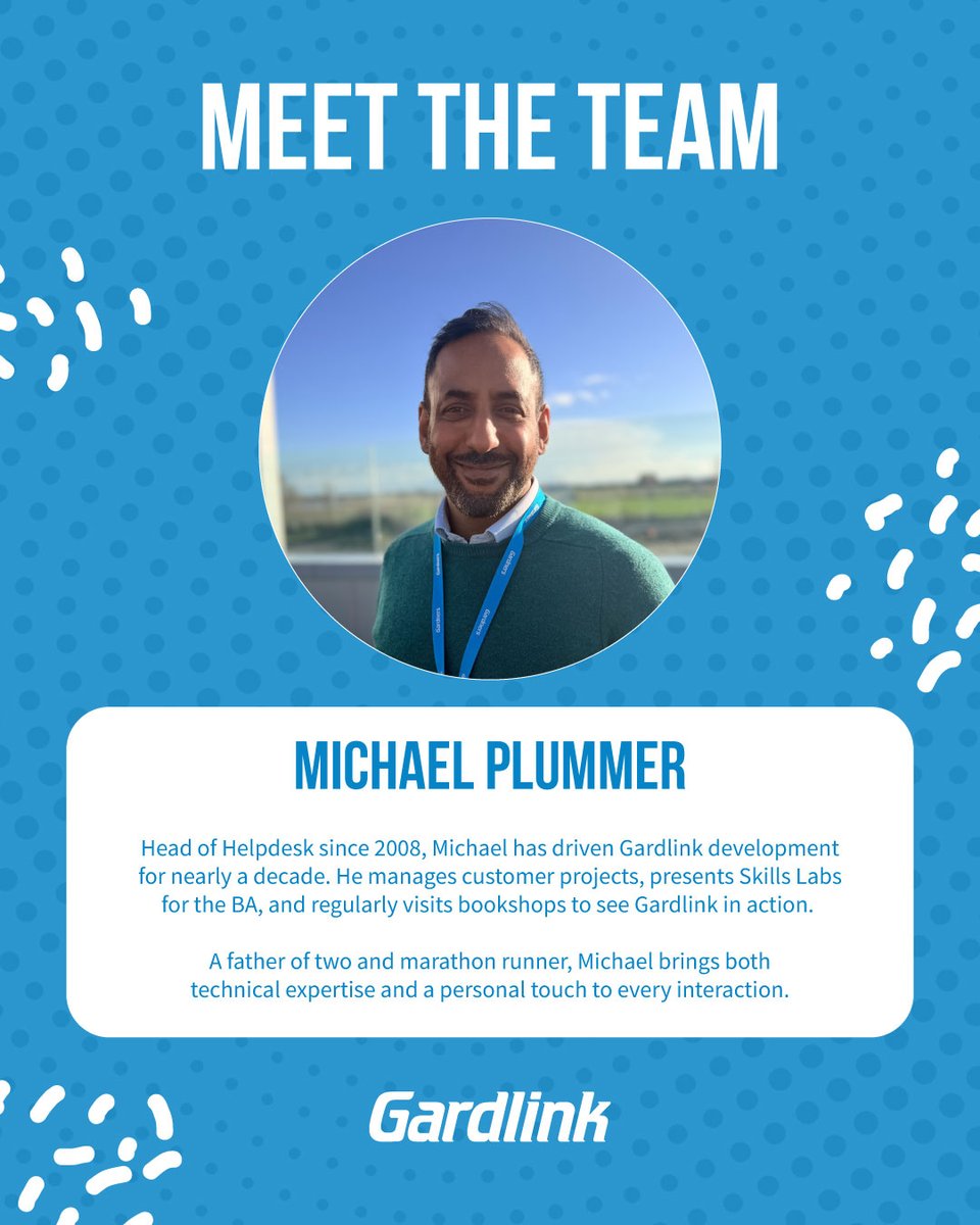 Gardlink_Help's tweet photo. We'd love for you to meet the people behind Gardlink! 💙

First up is Michael 👋 Our Head of Helpdesk combines technical expertise with a passion for helping customers succeed.

#MeetTheTeam #TeamTuesday #Gardlink https://t.co/utuj1w26Re