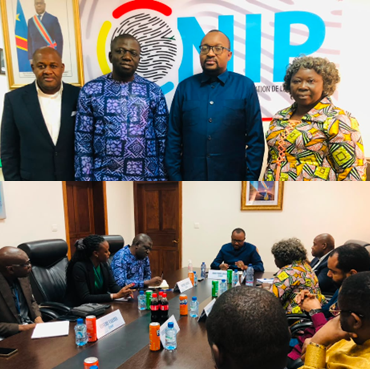 ONIP_RDC's tweet photo. Le DG #ONIP Marcellin Mukolo Basengezi a reçu ce 10/07 une délégation du Centre Carter conduite par M. Paul James, son chargé de programme citoyen. Elle est venue proposer l'accompagnement de son institution à l'ONIP dans sa mission stratégique d'identification de la population. https://t.co/R6Z5UYl5bi