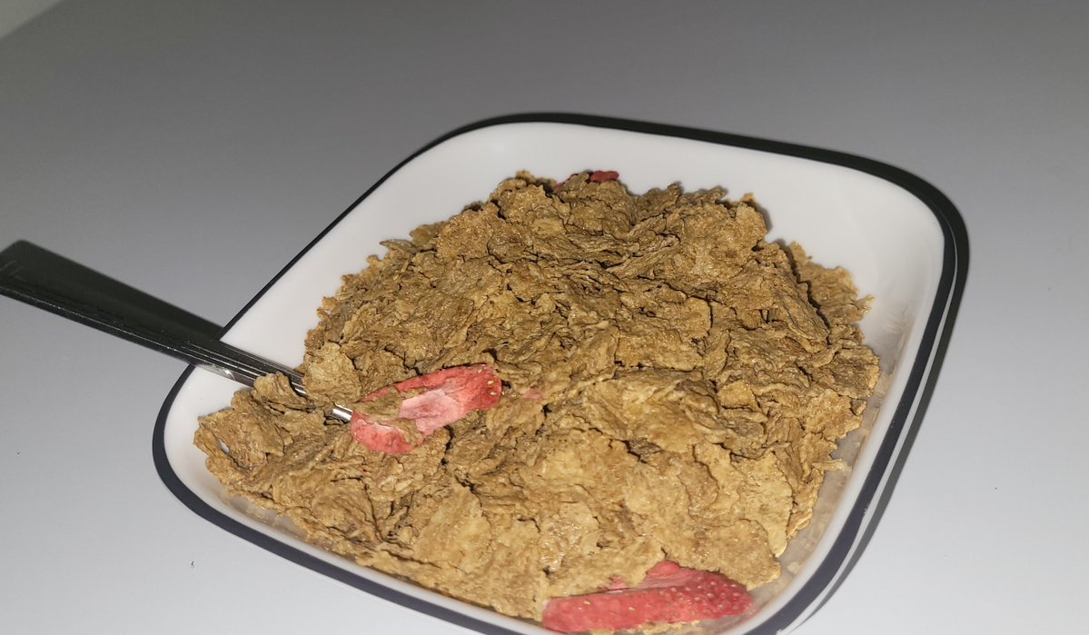 ashveil67's tweet photo. Day 7 #MealShare: cereal

just cereal, no milk. it's too expensive these days. it's dry and leaves me unsatisfied. i feel like im on kibble diet again... https://t.co/X0kAVl8MkW