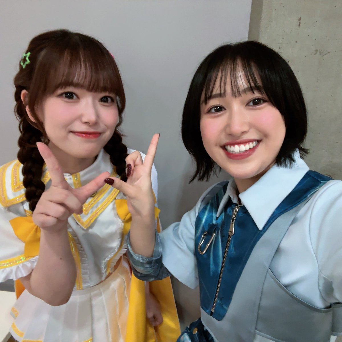 aikawa_kanata_'s tweet photo. #アニサマ 2026 -Messenger- ミニステージ
でご一緒した

#前橋ウィッチーズ 三俣チョコ役
 三波春香さん(@minami_haruka02 )💛
一緒にお写真を撮っていただきました！

眩しい笑顔が今日も素敵でした🌼
またご一緒できますように！ https://t.co/EdUdF1w6ol