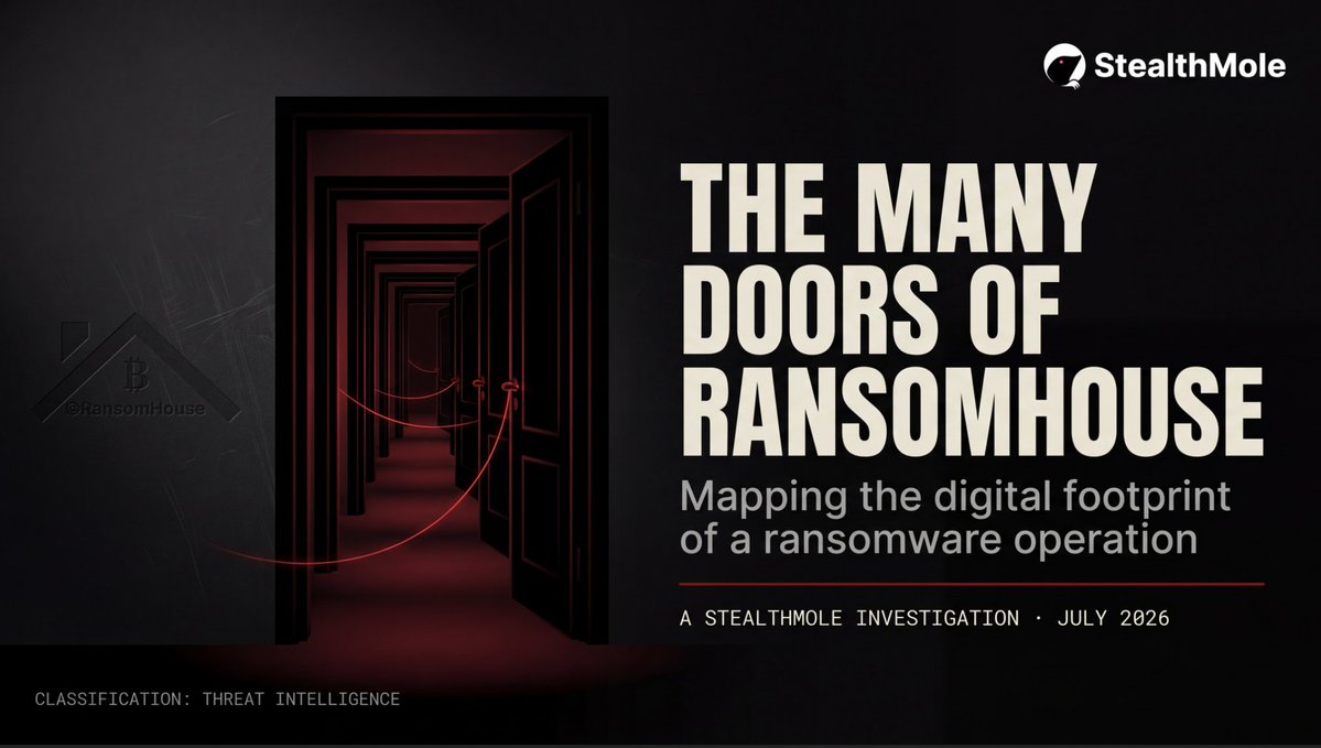 MuskanS7_'s tweet photo. Not every interesting finding is hidden.

Sometimes it's sitting on a #ransomware website, waiting for someone to ask, "What happens if I click this?"

That's how this week's #RansomHouse investigation started.

Read the full report on @stealthmole_int

https://t.co/CgCG4YKNiD https://t.co/nHtPOWhLgG