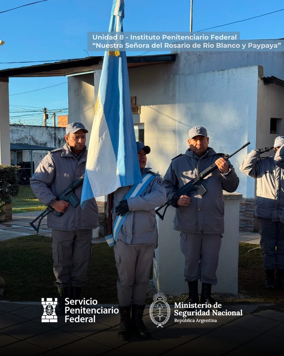 SPFArgentina's tweet photo. Conmemoramos el Día de la Independencia en el interior del país 🇦🇷

Desde cada uno de nuestros establecimientos federales reafirmamos los valores de libertad, compromiso y servicio que inspiraron la Declaración de la Independencia y que continúan guiando nuestra labor cotidiana. https://t.co/K1TJLE3TY9