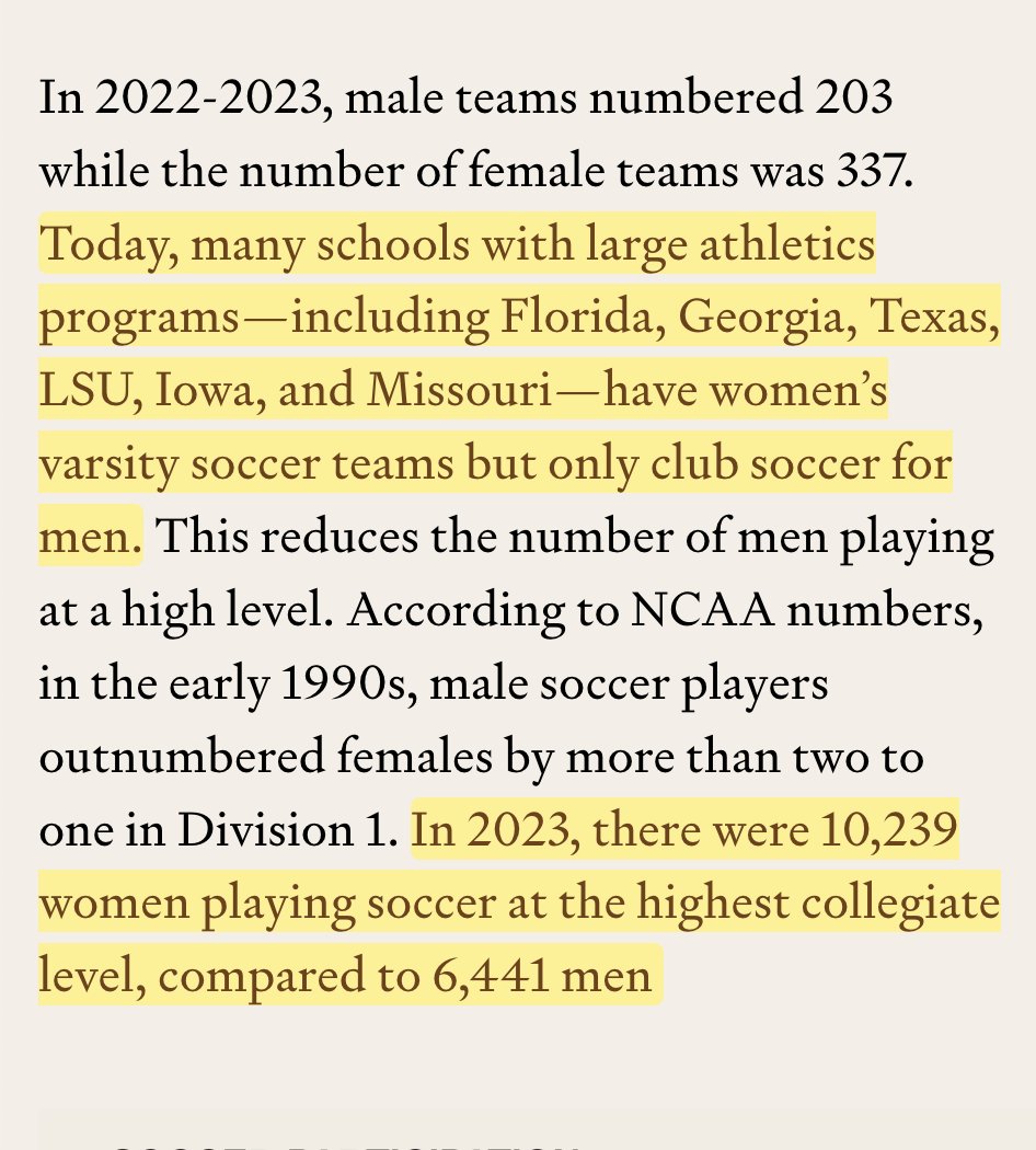 matthewschmitz's tweet photo. Title IX is holding back US men’s soccer
https://t.co/hbPjCR1qD4 https://t.co/TJTtVdtBmk