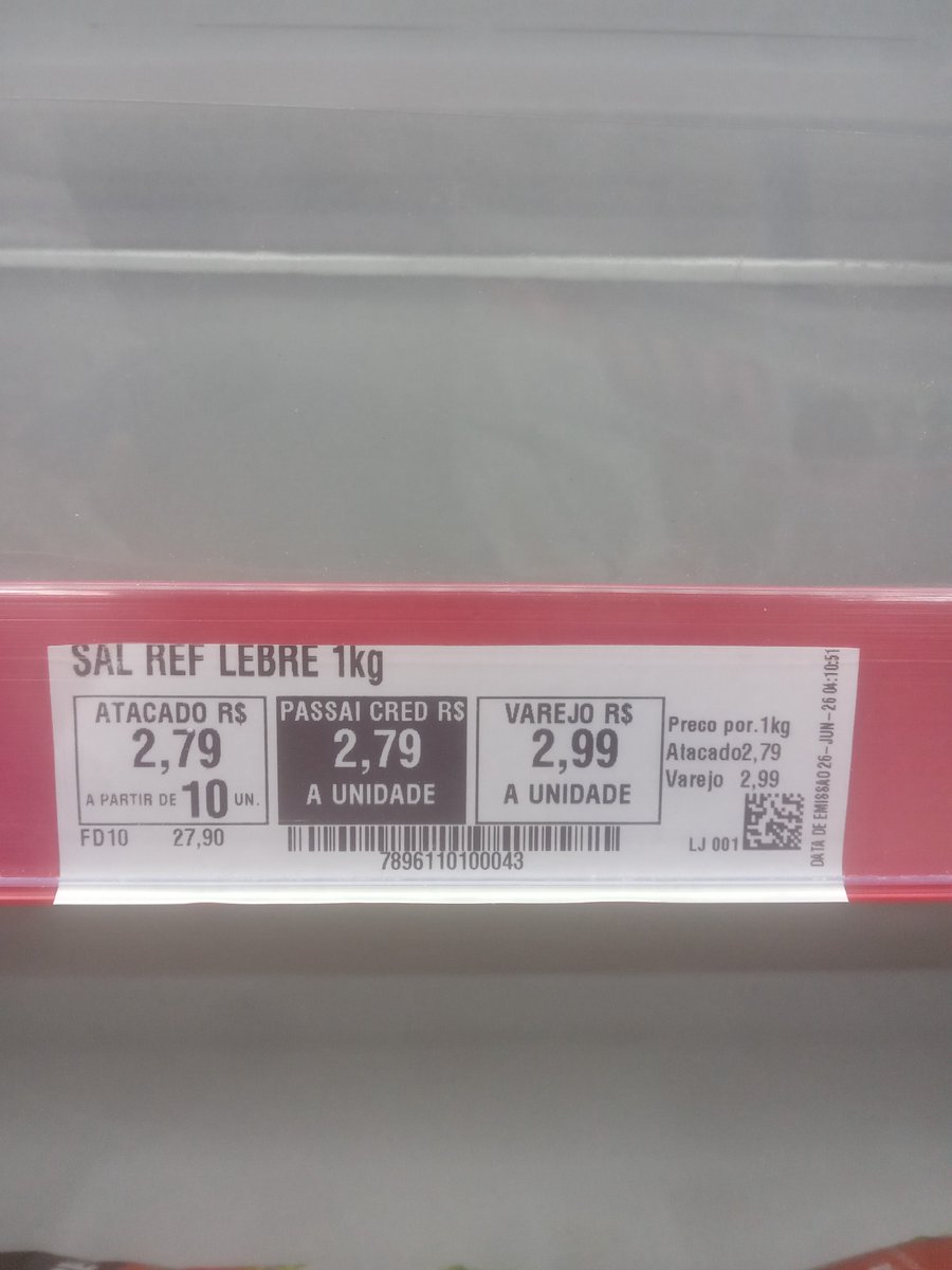 minhainflacao's tweet photo. 58,20% de aumento no preço do Sal Lebre.

Aparentemente o sal ta na entressafra né. https://t.co/JTYEjGRR0o