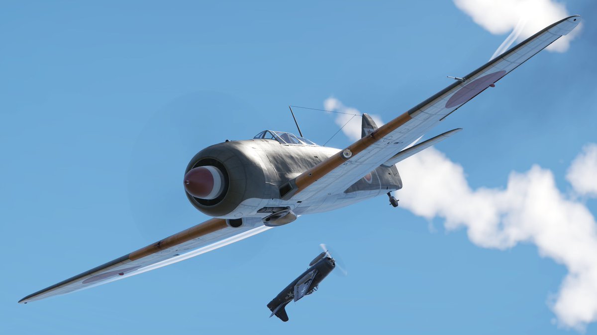 zero2152c's tweet photo. 馬場保英大尉の乗機をⅡ型で表現しました。実機写真を見るとスピナーは前が赤色、後ろが白色で最末端は黄緑７号色のままだった様に見えます。 https://t.co/U0NxaSRBoj