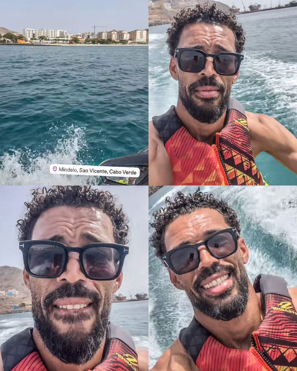 Indie5051's tweet photo. Después de su histórica participación en la Copa del Mundo con Cabo Verde.

Vozinha regresó a su país para pasar unos días de vacaciones, muchos pensarán que es una isla privada de Vozinha, pero no. Es Cabo Verde. El país que hizo que todo el mundo conociera. 

Se convirtió en el arquero con más seguidores de toda la historia. Con 40 años está viviendo el sueño de su vida. Se habla de un posible interés del Inter Miami de Lionel Messi. Mientras todos hablan de Vozinha, él está tranquilo en una moto acuática disfrutando de su país. Nada ha cambiado para él. Sigue siendo el mismo de siempre. 

GOCE, VOZINHA.