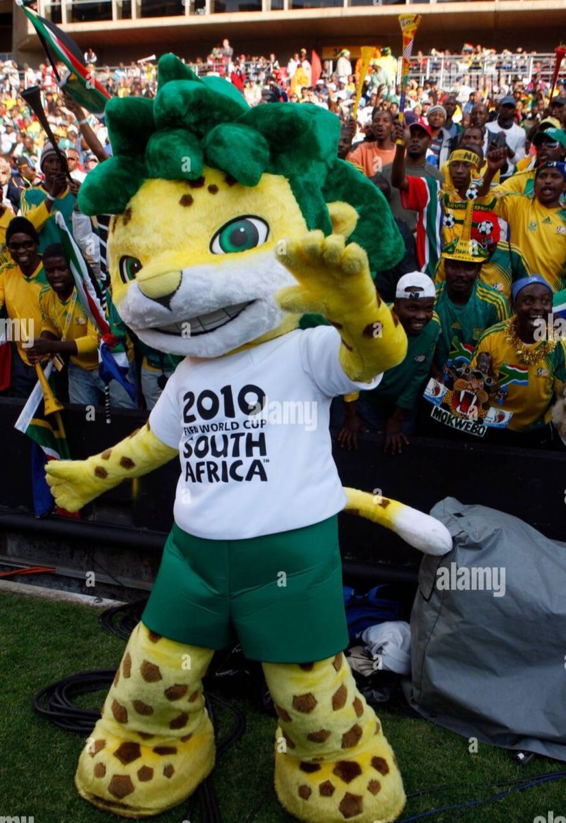 HijabiLuffy's tweet photo. 2026 world cup mascots made no noise at all meanwhile my goat Zakumi was putting in the hours https://t.co/KQH7M7JVAi