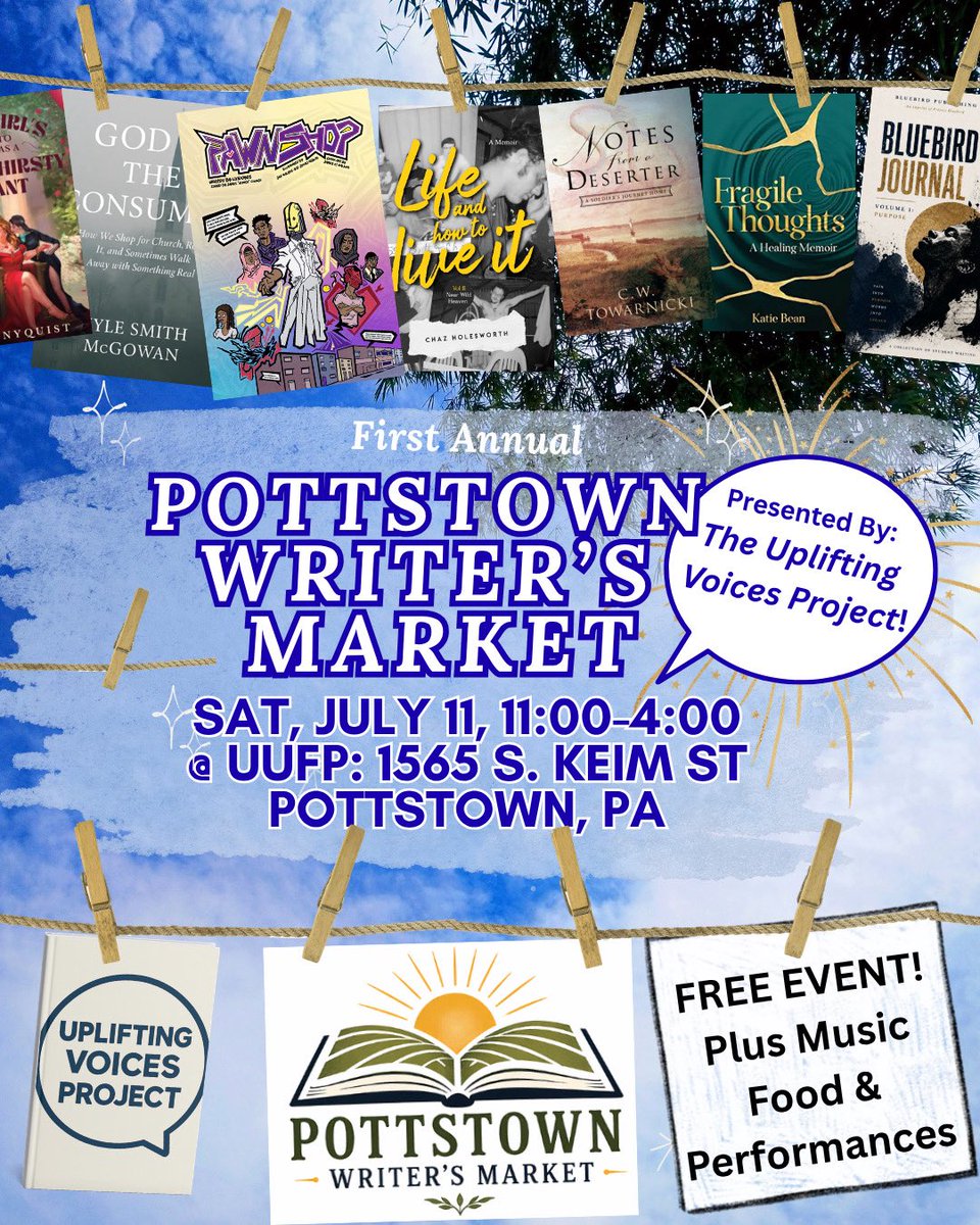 oleg_shleyfer's tweet photo. Tomorrow I’ll be at the First Annual Pottstown Writer’s Market signing copies of Heaven Sent and The Fall of the Molfar.

📍1565 S. Keim St., Pottstown, PA
🕚11 AM–4 PM

Come say hello if you’re in the area!

#BookSigning #Pottstown #Fantasy #SciFi https://t.co/LtT2El8fqZ