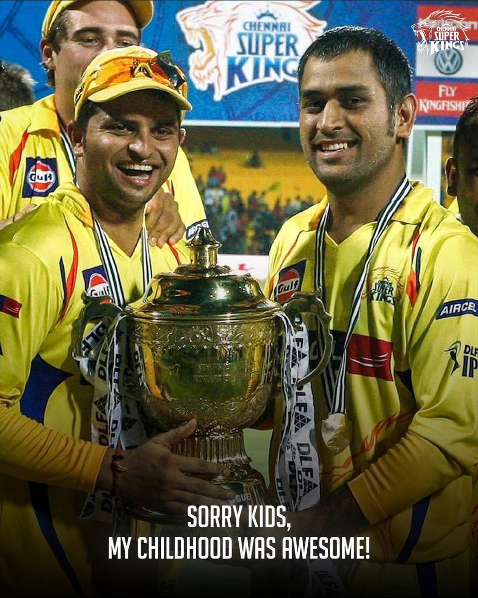 ChennaiIPL's tweet photo. Straight outta the OG Yellove era! 📼💛

#OnceUponAWhistle #WhistlePodu https://t.co/79zs1ydvmW