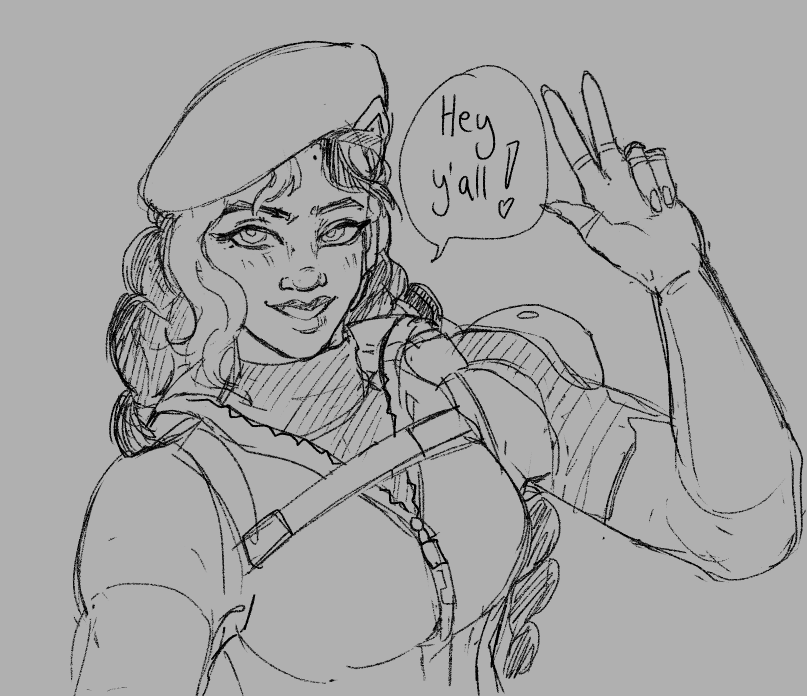 timberinspace's tweet photo. I drew Baptiste, Sierra and Shion as quick warm ups! Thank you for participating 💕 https://t.co/QuE9nrgBS3