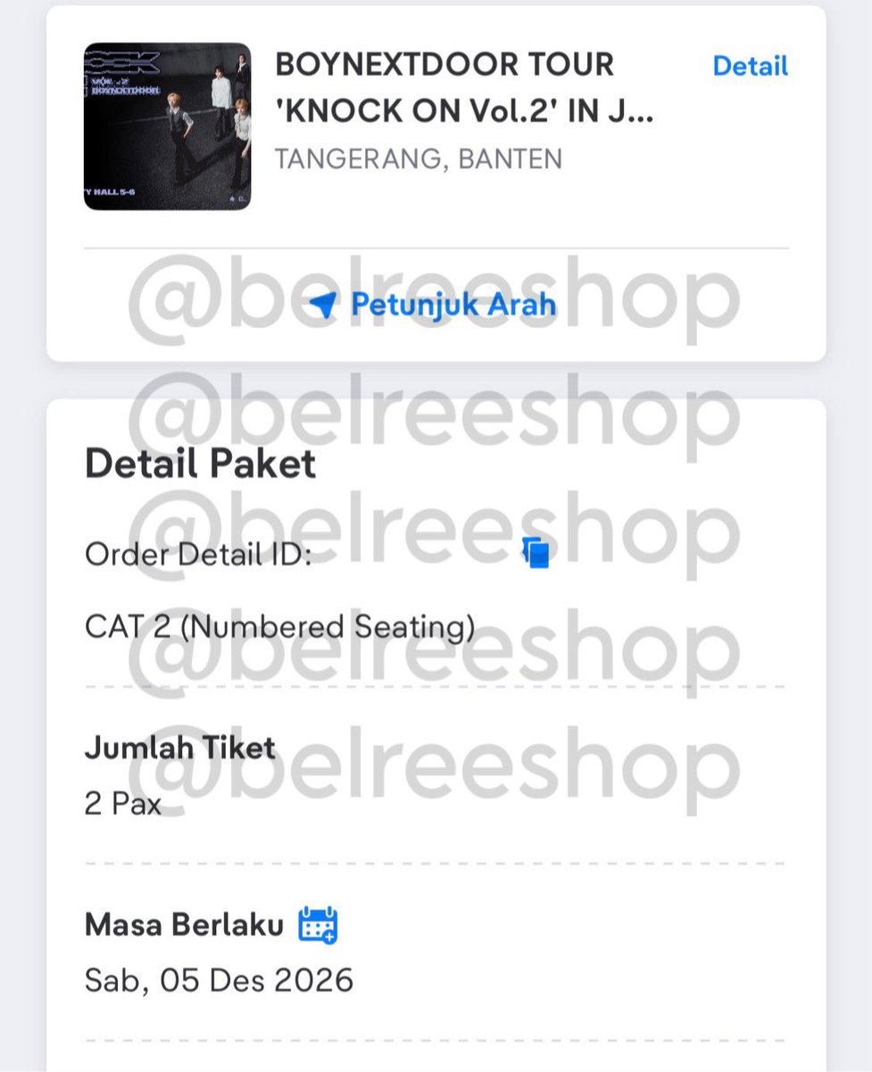 belreeshop's tweet photo. secured💌
boynextdoor knock on vol.2 in jakarta https://t.co/GeFw3n7ZY1
