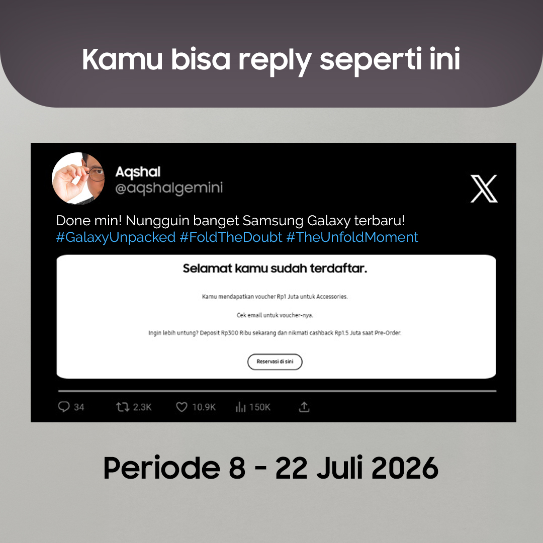 Samsung Indonesia tweet media