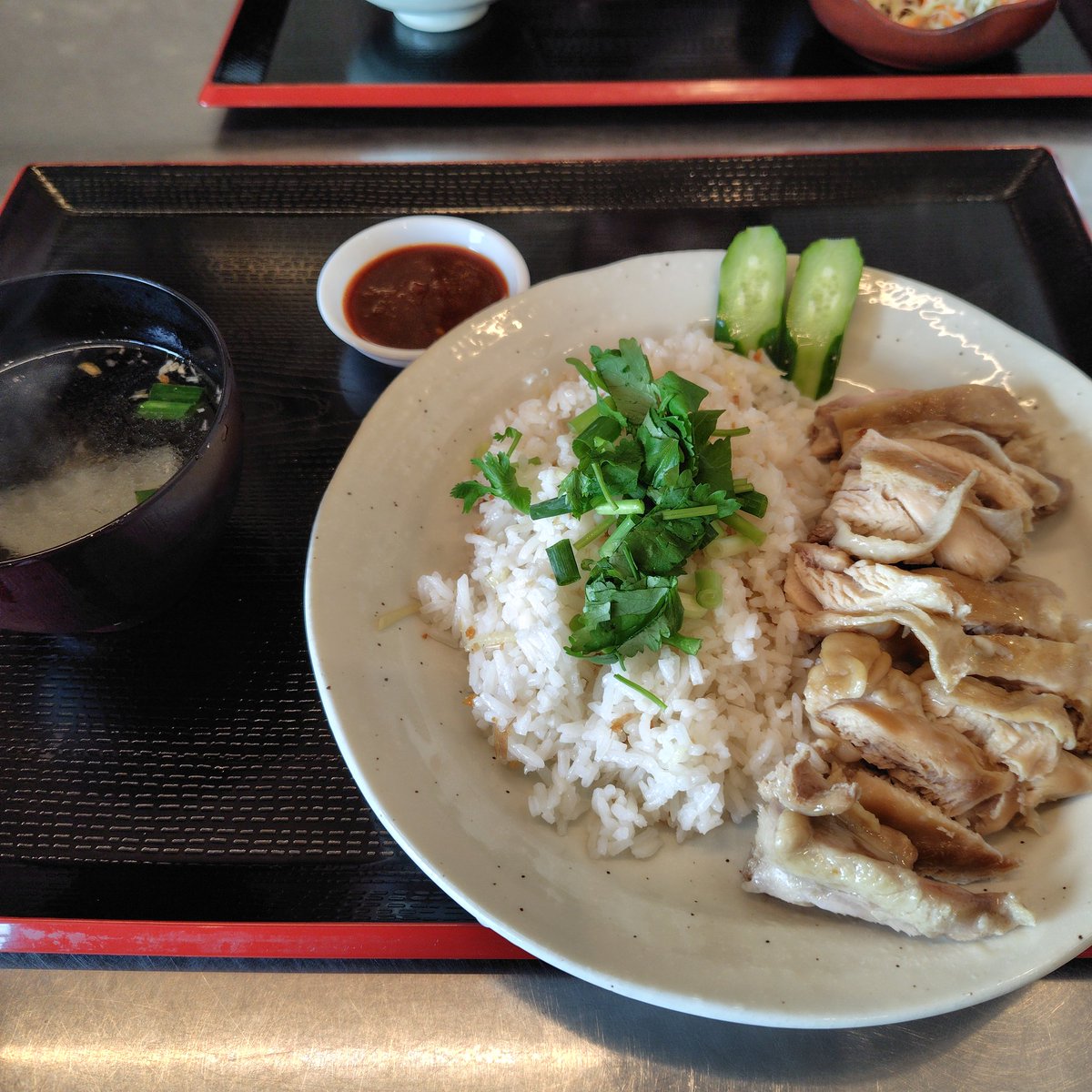 sato_gon's tweet photo. 本日のランチ
カオマンガイ
美味しゅうございました😊 https://t.co/kd3NhOsrjB