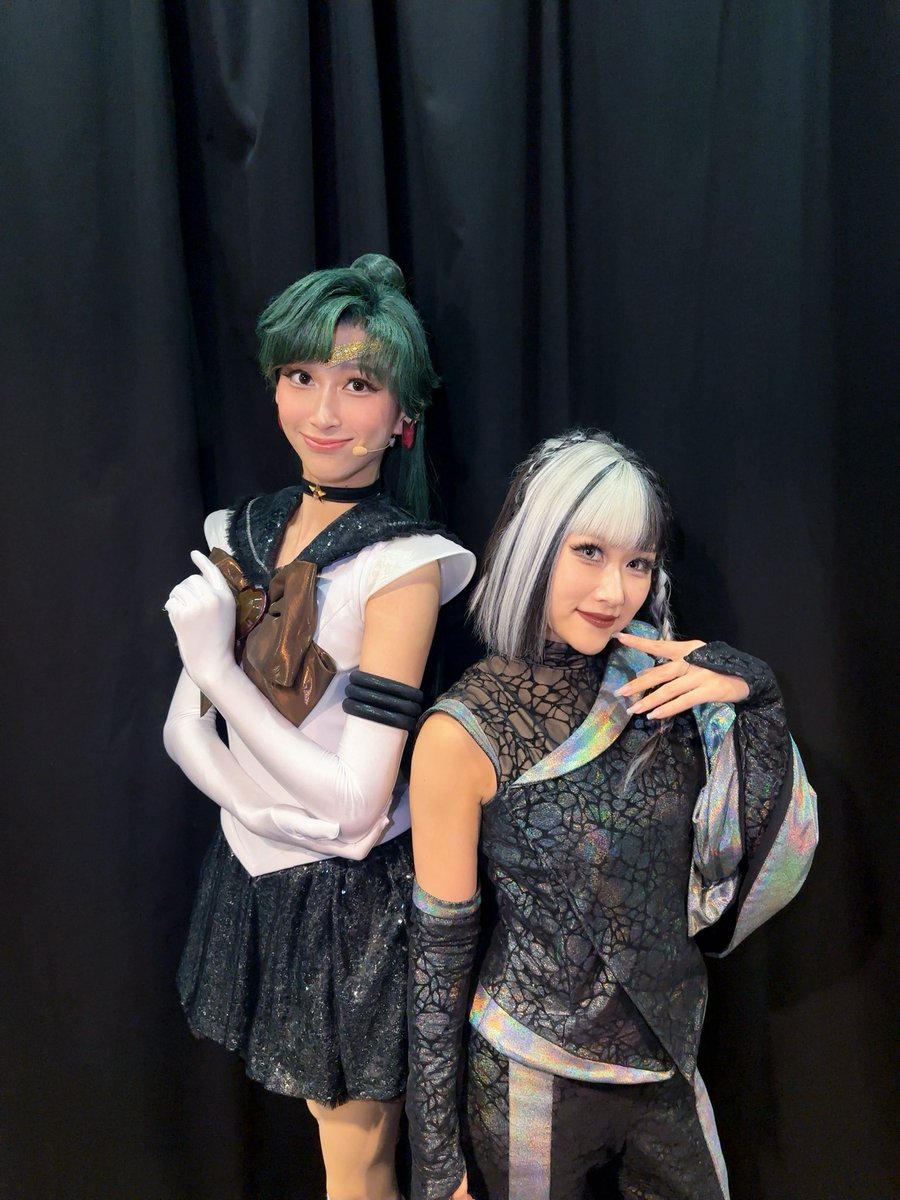 _uiintzel's tweet photo. #美少女戦士セーラームーン
-Shining Theater Shinagawa Tokyo- 
ご来場いただきありがとうございました🌙

今日はももはプルートとのお写真を🤎🗝️

明日も劇場でお待ちしております🥀✨

#prettyguardiansailormoonshiningtheater #shiningtheater #シャイニングシアター https://t.co/YvZeVdkXWz