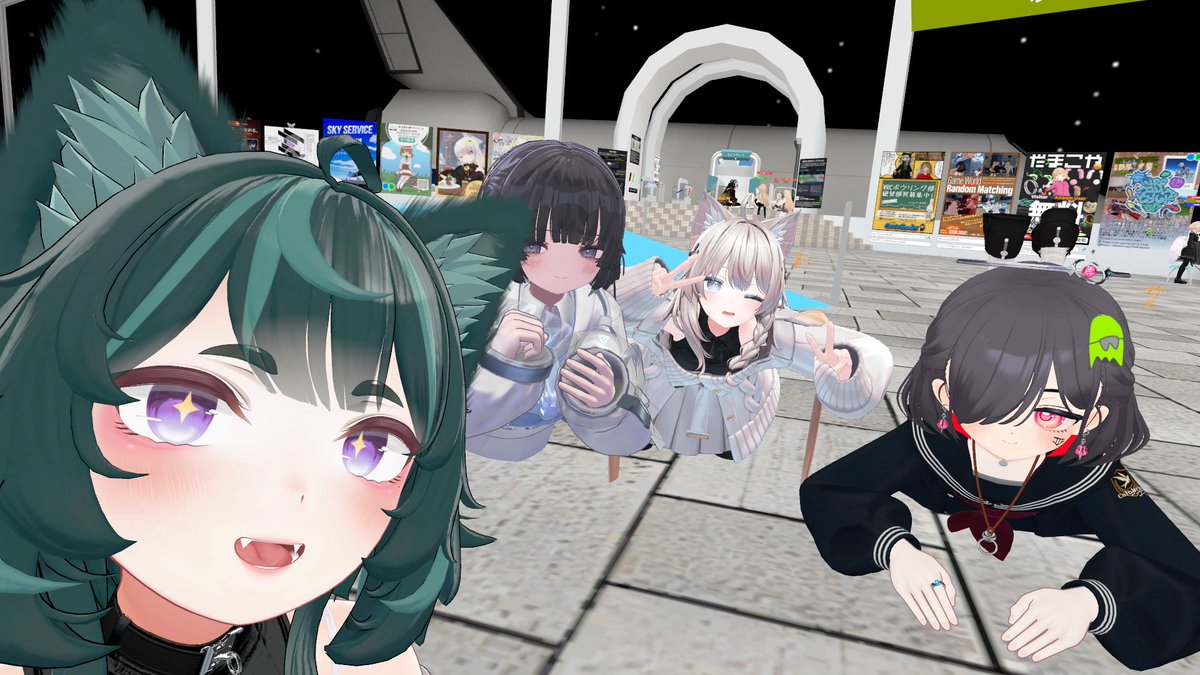 ushirondayo's tweet photo. かわいこちゃんたちに囲まれてた https://t.co/HOPt0hwix6