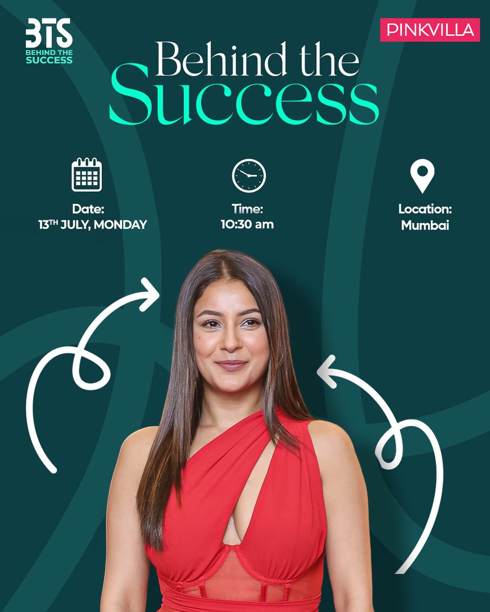 pinkvilla's tweet photo. Something exciting is coming your way! ✨

Be a part of an all-new episode of Behind The Success Season 2 featuring the ever-inspiring @ishehnaaz_gill . 💛

📍 Mumbai
📅 13th July, Monday
⏰ 10:30 AM
WIN a chance to watch the show LIVE!
Here's how:
• Follow @Pinkvilla
• Like this post
• Tag a friend you'd bring along (each tag counts!)
✨ Bonus: Share this post on your story and tag us.

⏳ Entries close soon.
📩 Winners will be announced via DM.