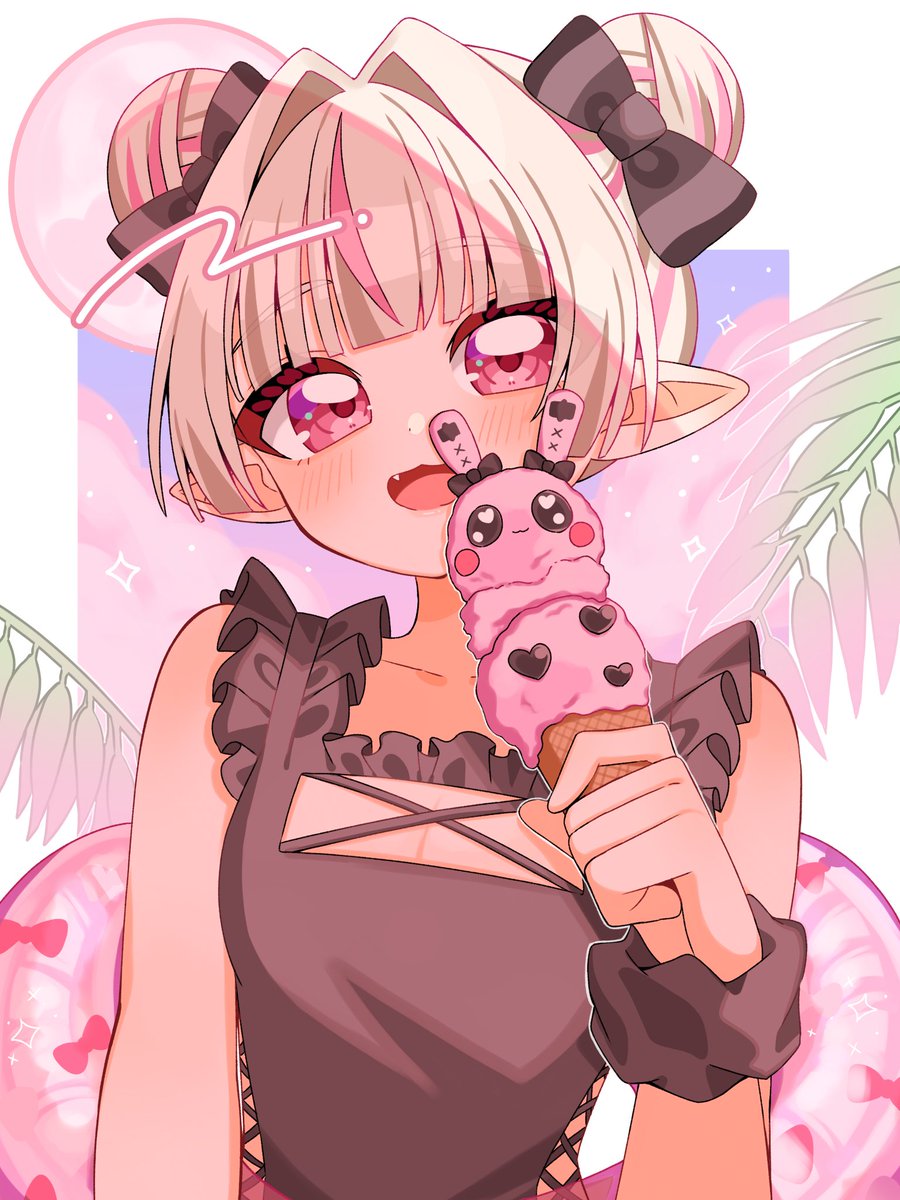 ruruni24's tweet photo. ︎🍨PINK SUMMER︎💕︎
#りりむとおえかき https://t.co/8BckIL0RXF